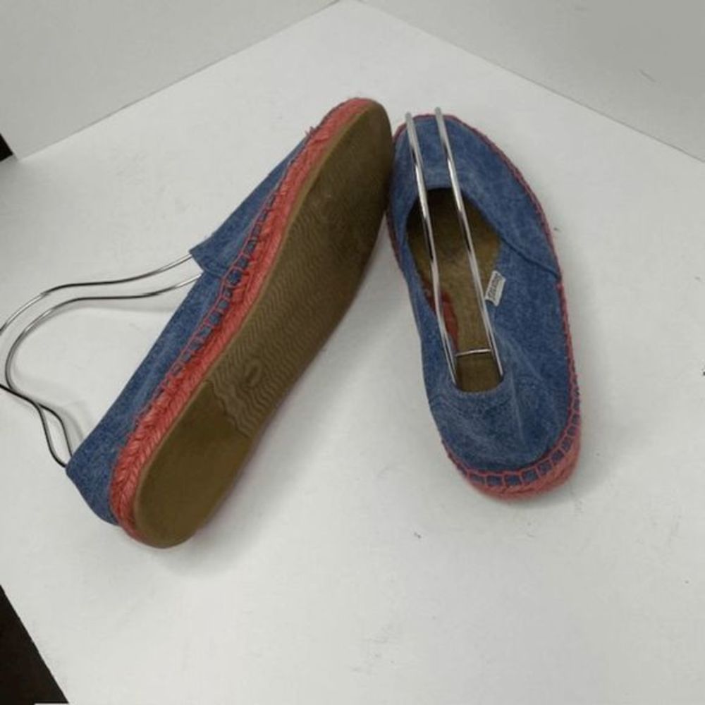 Soludos Blue Denim Espadrilles Flats - Picture 4 of 5